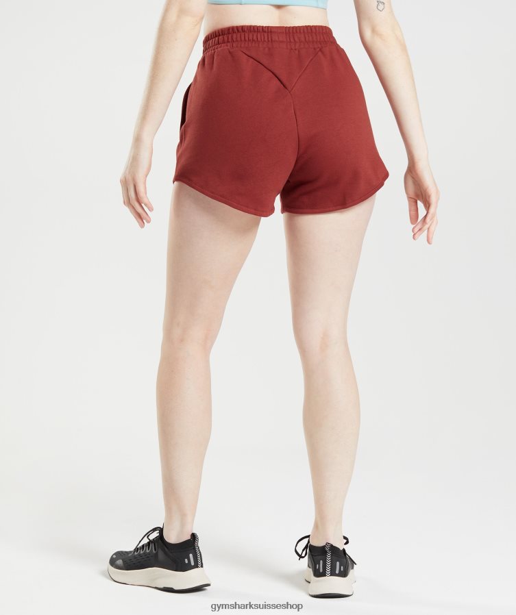 ch Gymshark femmes short d\'entraînement bois de rose rouge 02FP6T64 vêtements
