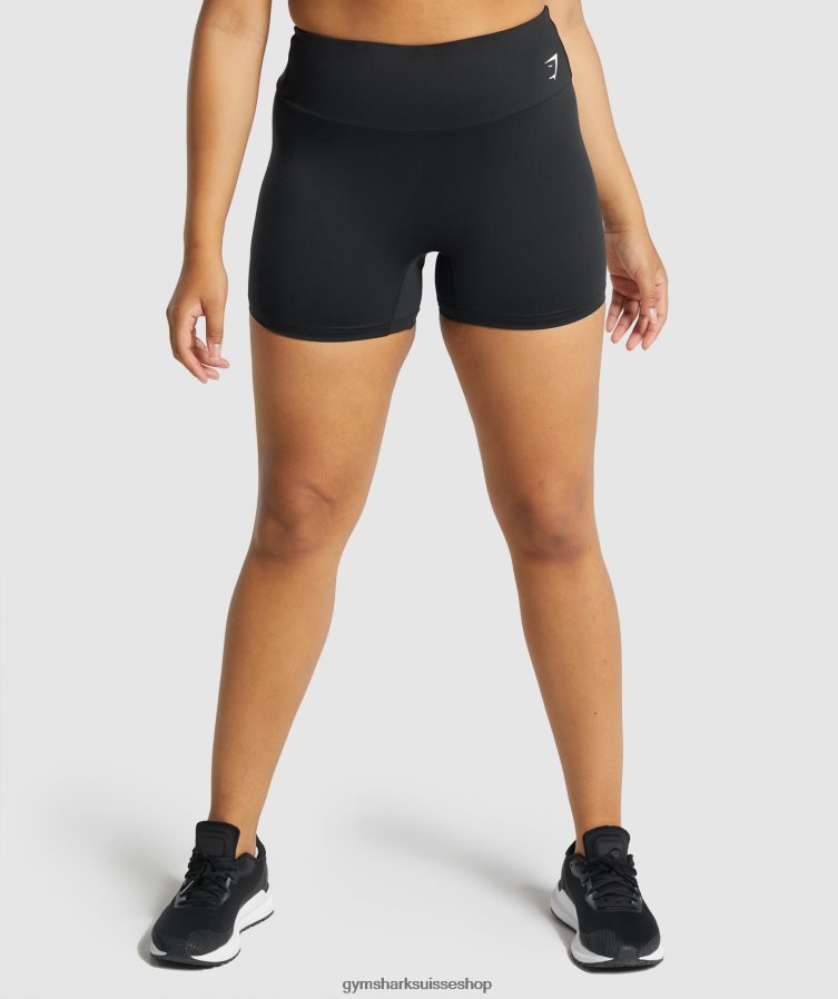 ch Gymshark femmes short d'entraînement noir 02FP6T46 vêtements