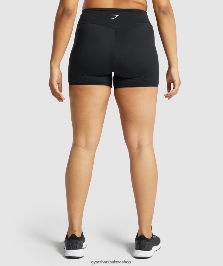 ch Gymshark femmes short d\'entraînement noir 02FP6T46 vêtements