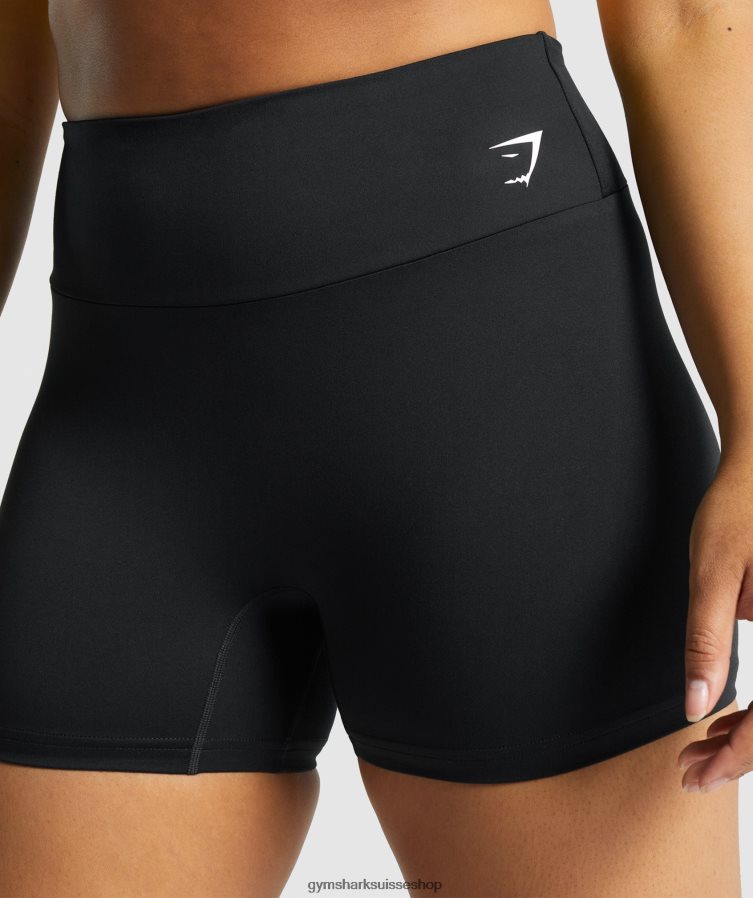 ch Gymshark femmes short d\'entraînement noir 02FP6T46 vêtements