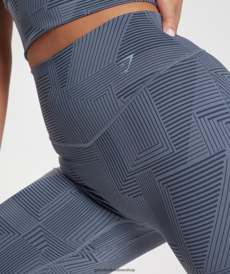 ch Gymshark femmes short de cyclisme rehaussé bleu du soir 02FP6T53 vêtements