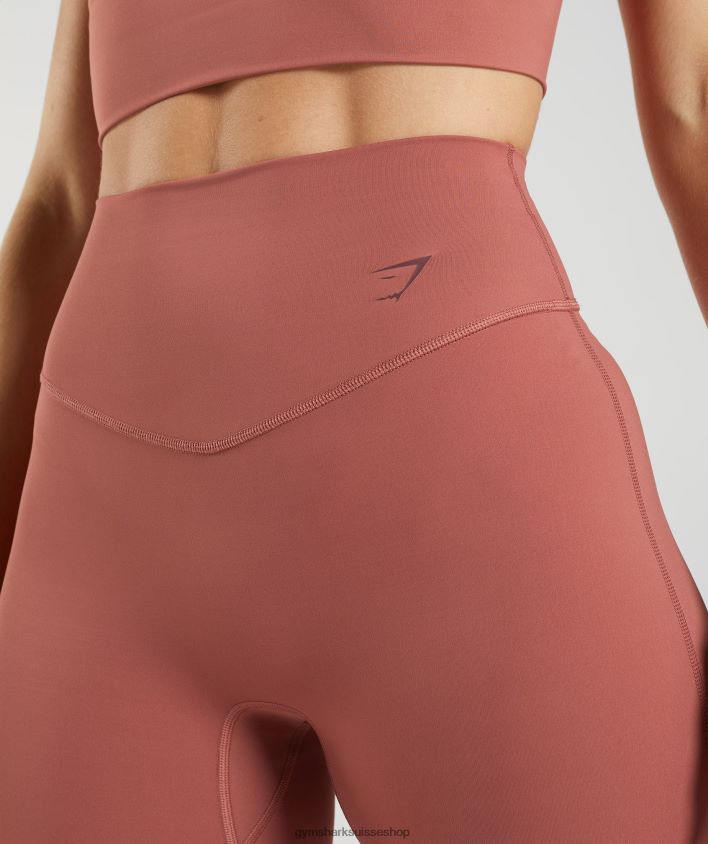 ch Gymshark femmes short de cyclisme rehaussé brun rosé 02FP6T22 vêtements