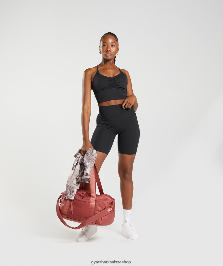 ch Gymshark femmes short de cyclisme rehaussé noir 02FP6T39 vêtements