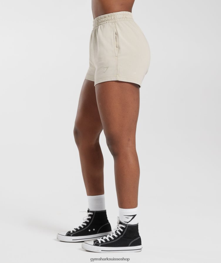 ch Gymshark femmes short de survêtement collégial champignon brun 02FP6T82 vêtements