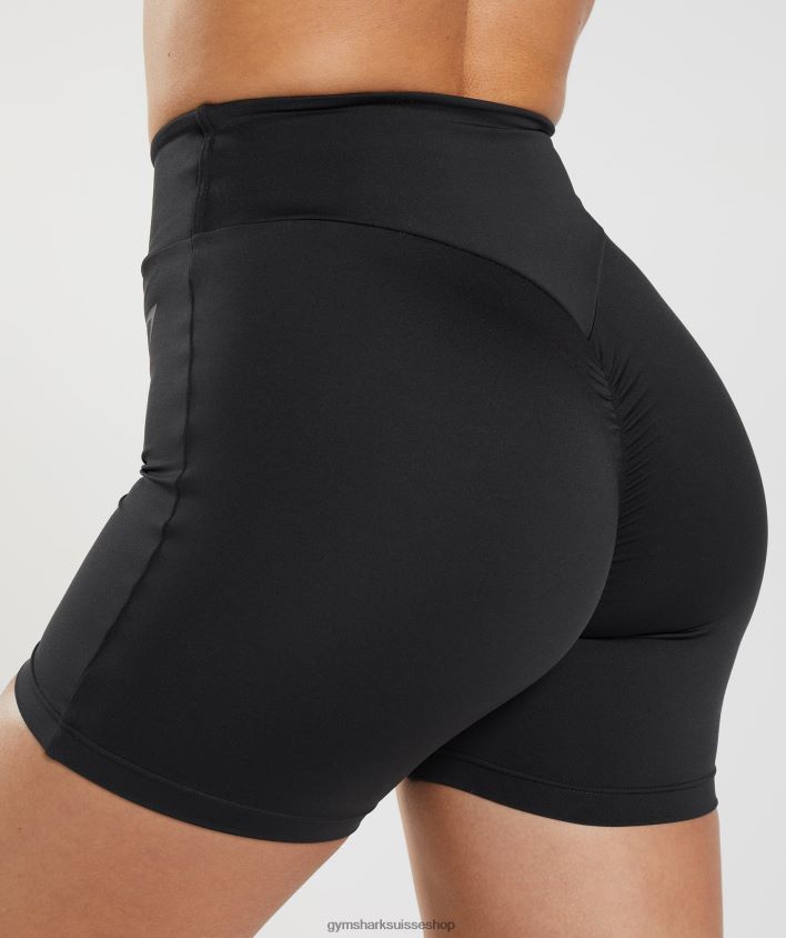 ch Gymshark femmes short moulant gs power original noir 02FP6T1 vêtements