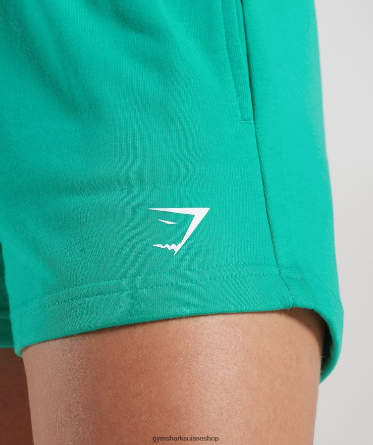 ch Gymshark femmes short pêche fort vert clair 02FP6T37 vêtements