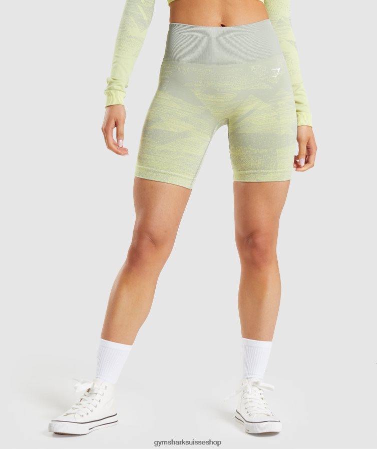 ch Gymshark femmes short sans couture adapt ombre triangulaire | imprimé gris taupe 02FP6T87 vêtements