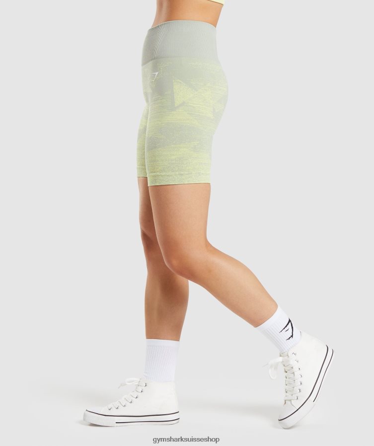 ch Gymshark femmes short sans couture adapt ombre triangulaire | imprimé gris taupe 02FP6T87 vêtements