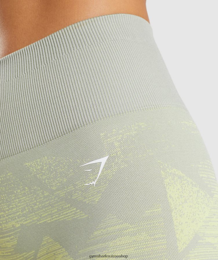 ch Gymshark femmes short sans couture adapt ombre triangulaire | imprimé gris taupe 02FP6T87 vêtements
