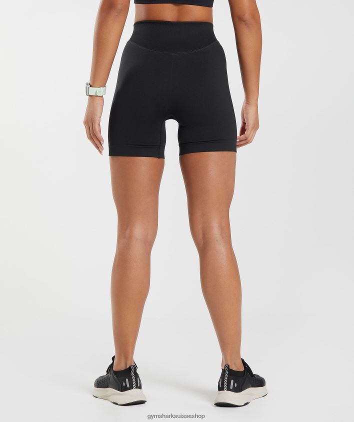 ch Gymshark femmes short sans coutures en sueur noir 02FP6T9 vêtements