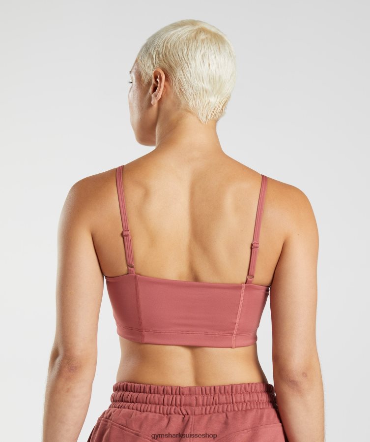 ch Gymshark femmes bandeau du club social brun rosé 02FP6T190 vêtements