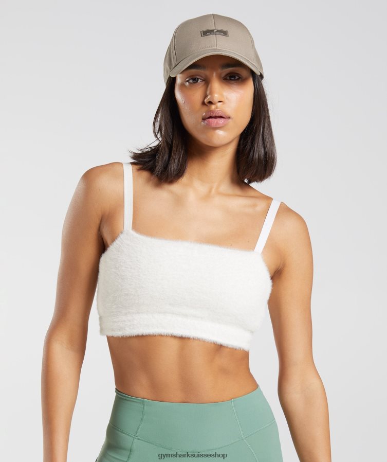 ch Gymshark femmes bandeau en maille cils Whitney lucarne blanche 02FP6T165 vêtements
