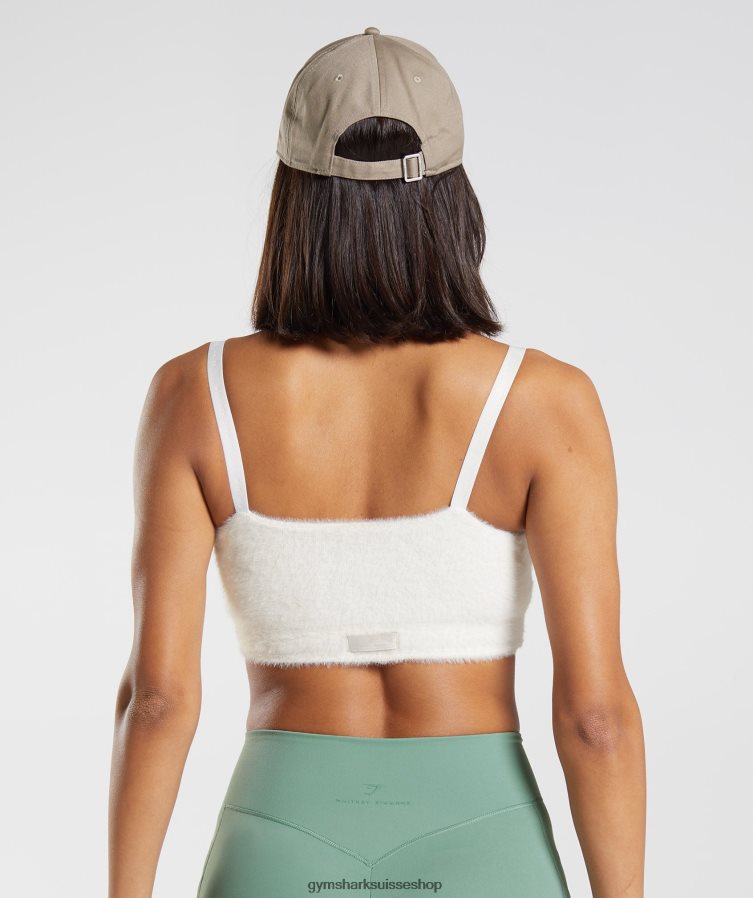 ch Gymshark femmes bandeau en maille cils Whitney lucarne blanche 02FP6T165 vêtements
