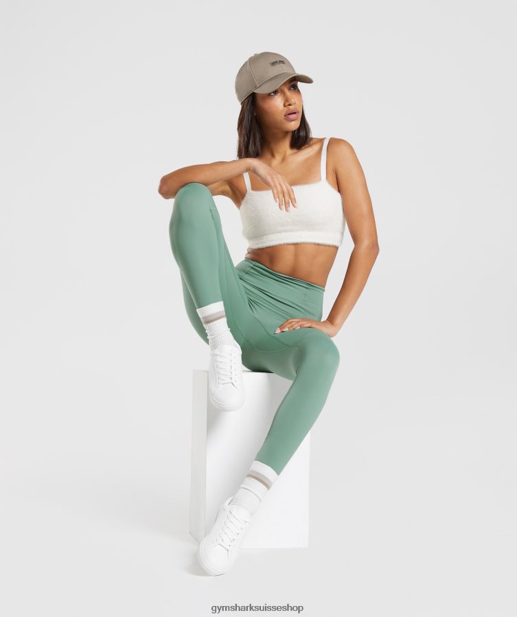 ch Gymshark femmes bandeau en maille cils Whitney lucarne blanche 02FP6T165 vêtements