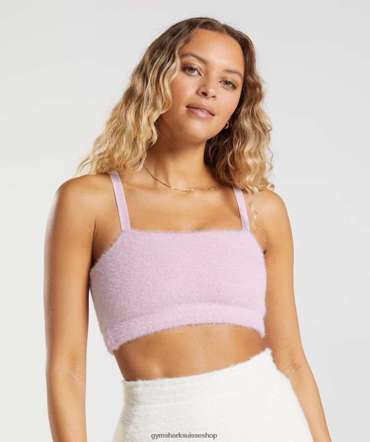 ch Gymshark femmes bandeau en maille cils Whitney rose pétale pressé 02FP6T226 vêtements