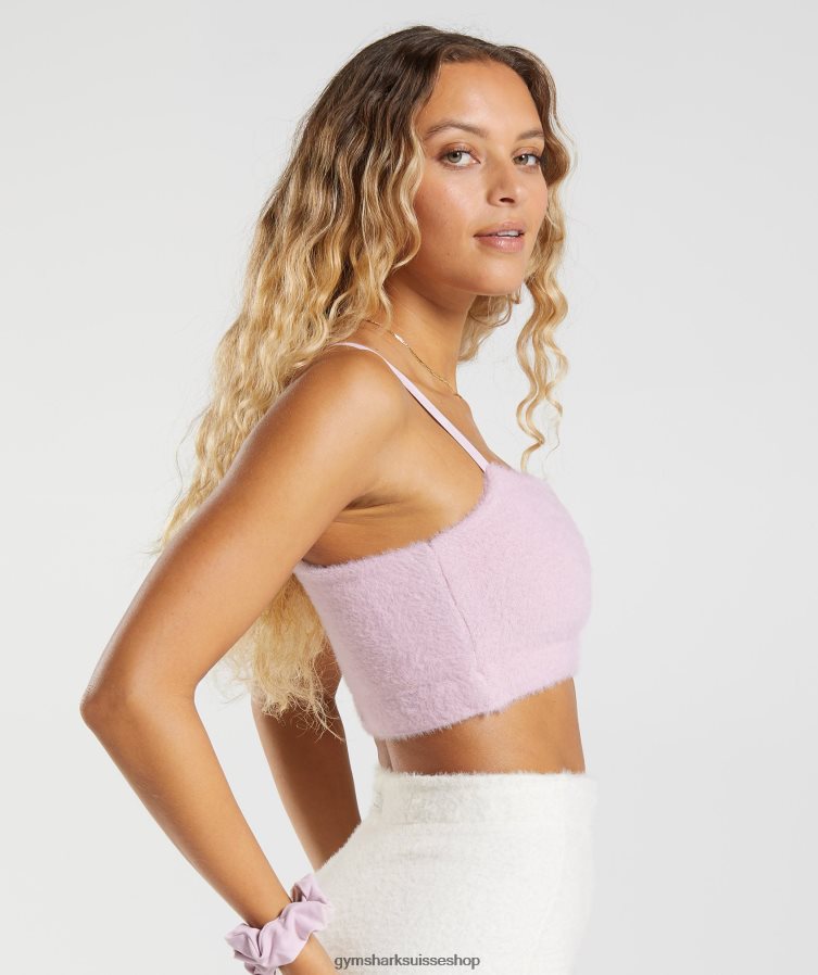 ch Gymshark femmes bandeau en maille cils Whitney rose pétale pressé 02FP6T226 vêtements