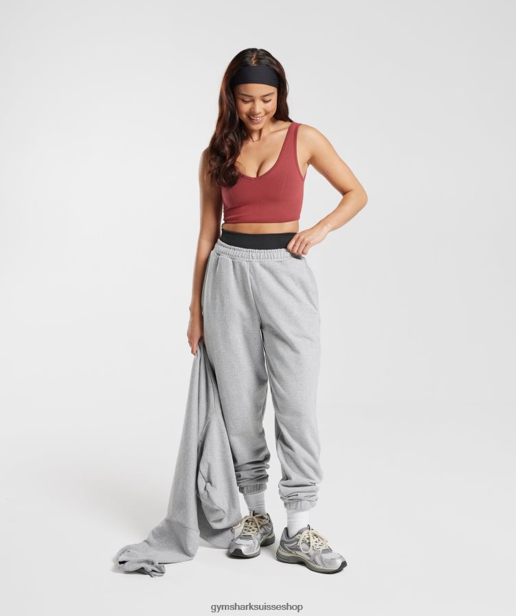 ch Gymshark femmes bralette sans couture jour de repos rouge grenade 02FP6T171 vêtements