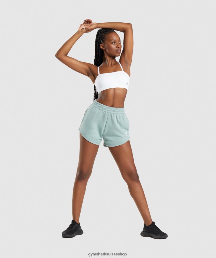 ch Gymshark femmes soutien-gorge de sport bandeau blanc 02FP6T129 vêtements