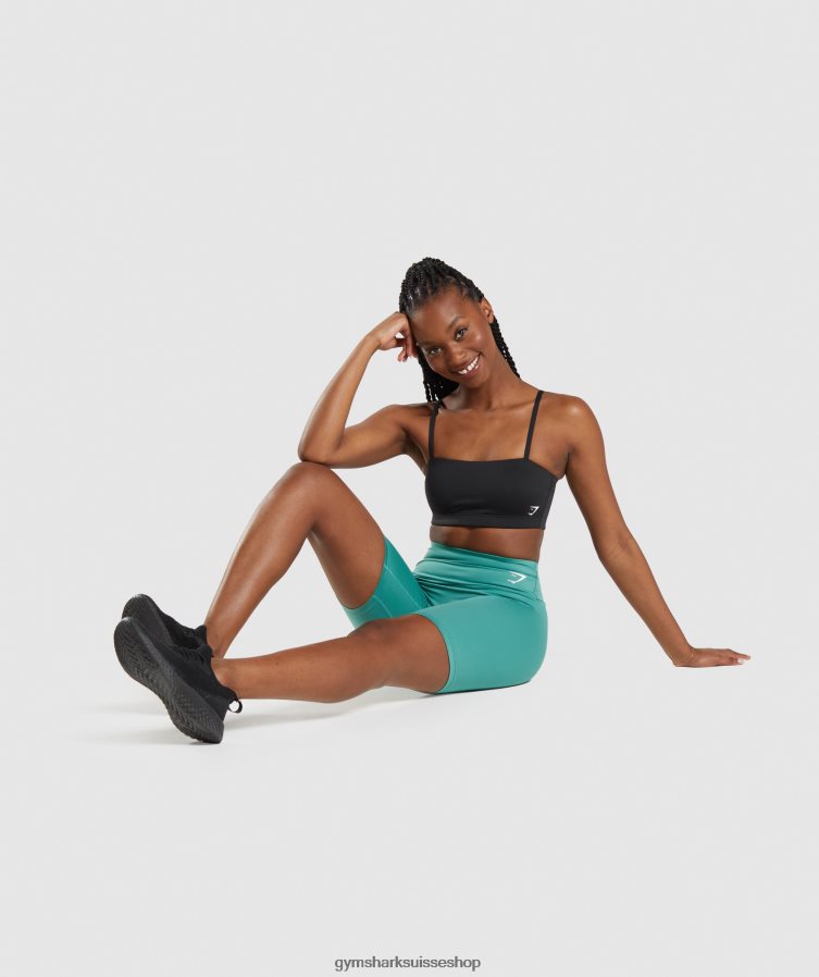 ch Gymshark femmes soutien-gorge de sport bandeau noir 02FP6T159 vêtements