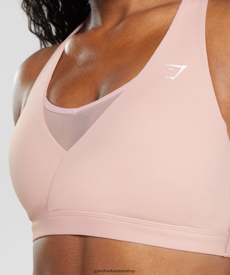 ch Gymshark femmes soutien-gorge de sport croisé rose scandinave 02FP6T156 vêtements
