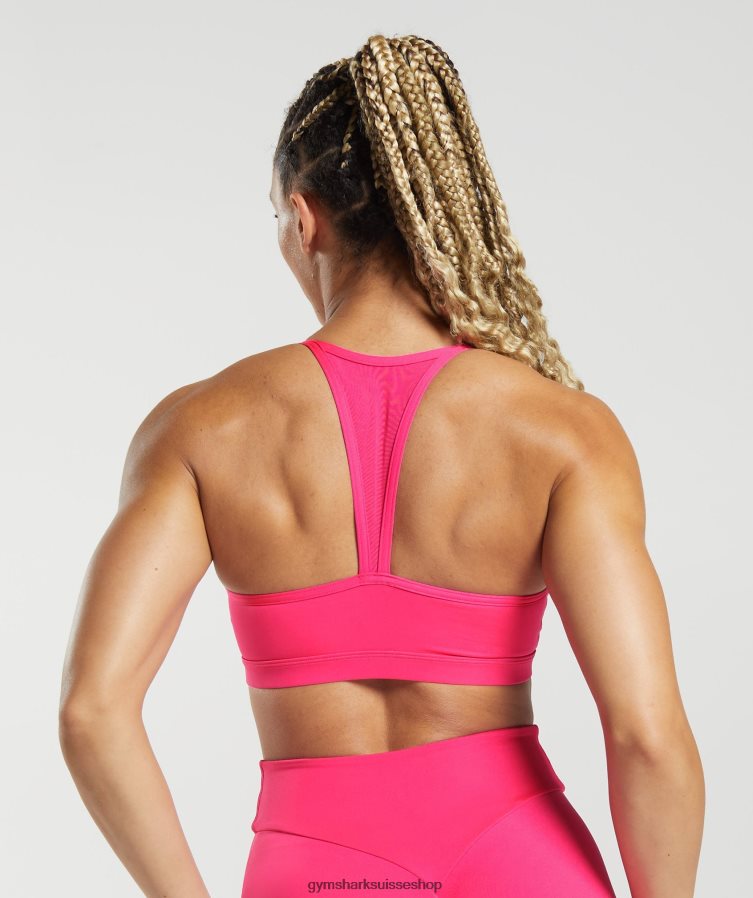ch Gymshark femmes soutien-gorge de sport gs power fuchsia brillant 02FP6T118 vêtements
