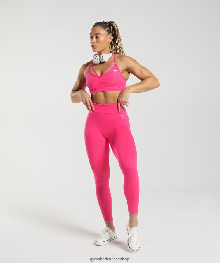 ch Gymshark femmes soutien-gorge de sport gs power fuchsia brillant 02FP6T118 vêtements
