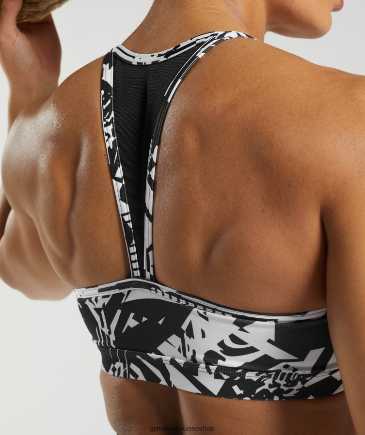 ch Gymshark femmes soutien-gorge de sport gs power noir 02FP6T158 vêtements