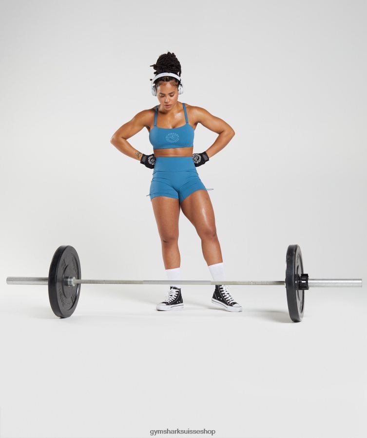 ch Gymshark femmes soutien-gorge de sport hérité bleu au bord du lac 02FP6T200 vêtements