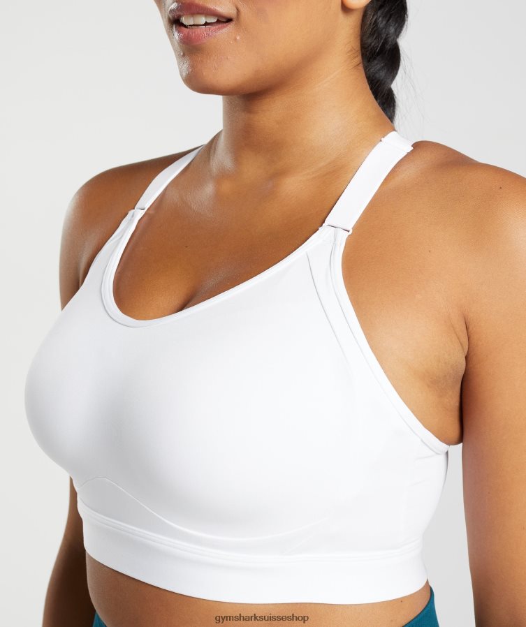 ch Gymshark femmes soutien-gorge de sport à maintien élevé blanc 02FP6T179 vêtements