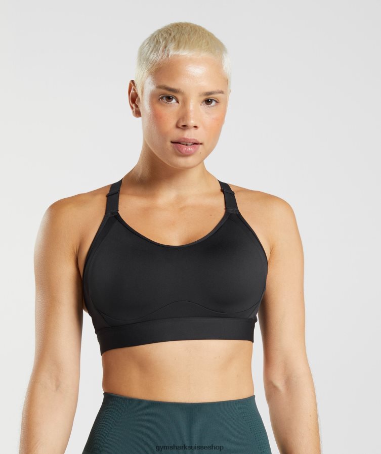 ch Gymshark femmes soutien-gorge de sport à maintien élevé noir 02FP6T194 vêtements