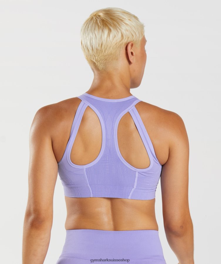 ch Gymshark femmes soutien-gorge de sport sans coutures apex violet numérique/violet saupoudré 02FP6T217 vêtements