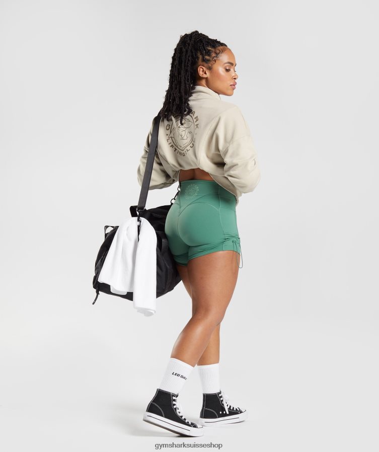 ch Gymshark femmes sweat délavé Legacy gris galet 02FP6T399 vêtements