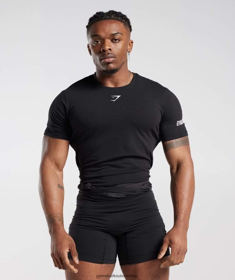 ch Gymshark femmes t-shirt débardeur noir 02FP6T497 vêtements