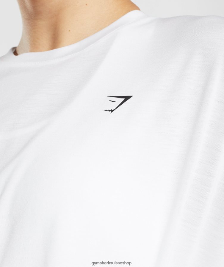 ch Gymshark femmes tee shirt ultra doux blanc 02FP6T437 vêtements