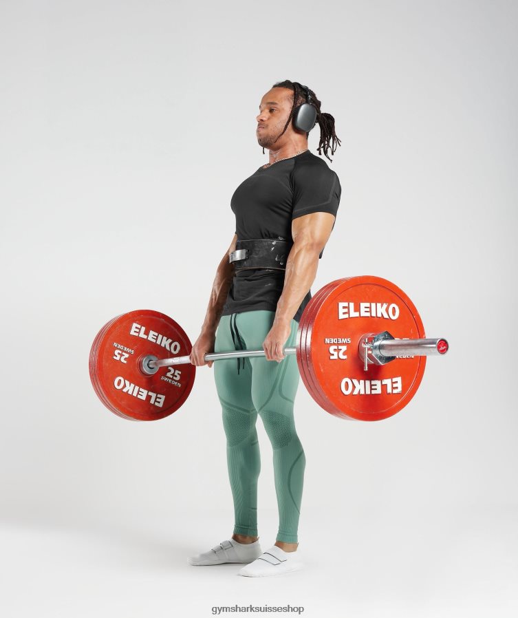 ch Gymshark Hommes 315 collants sans couture encre sarcelle / bijou vert 02FP6T1030 vêtements