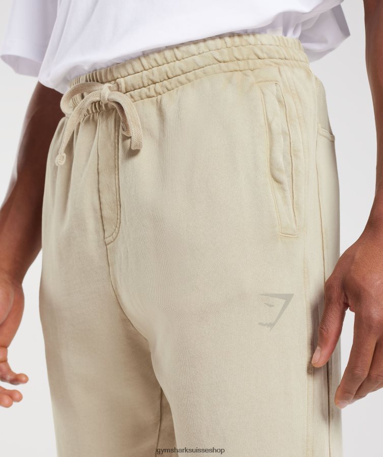 ch Gymshark Hommes joggeurs collégiaux gris caillou/lavage à l\'acide 02FP6T1057 vêtements