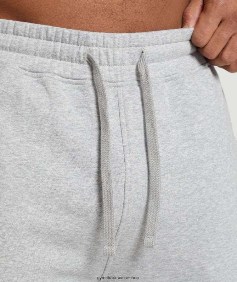 ch Gymshark Hommes jogging à crête gris clair chiné 02FP6T1056 vêtements