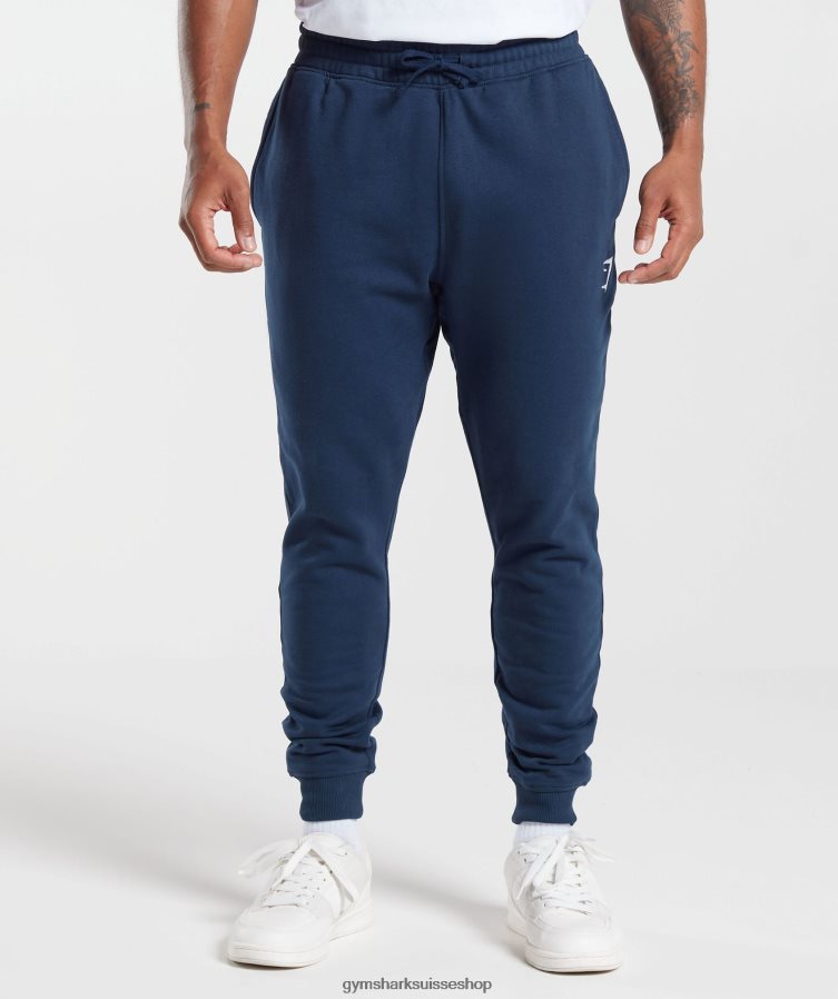 ch Gymshark Hommes jogging à crête marine 02FP6T1059 vêtements