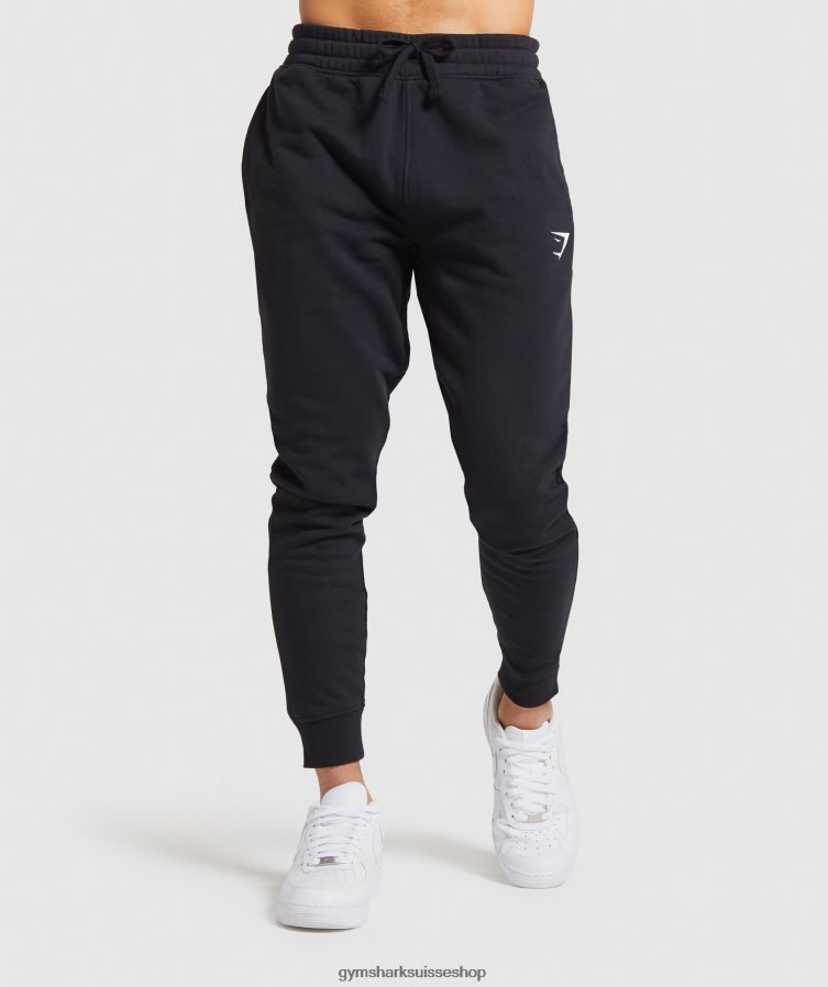 ch Gymshark Hommes jogging à crête noir 02FP6T1054 vêtements