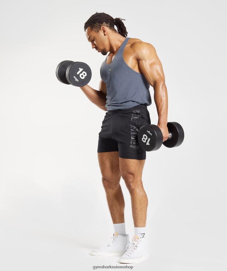 ch Gymshark Hommes limon audacieux bleu du soir 02FP6T1010 vêtements