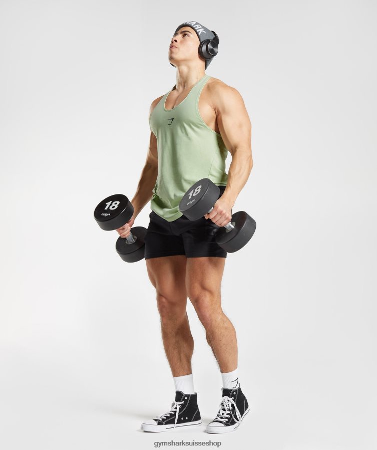 ch Gymshark Hommes limon audacieux flore verte 02FP6T1013 vêtements