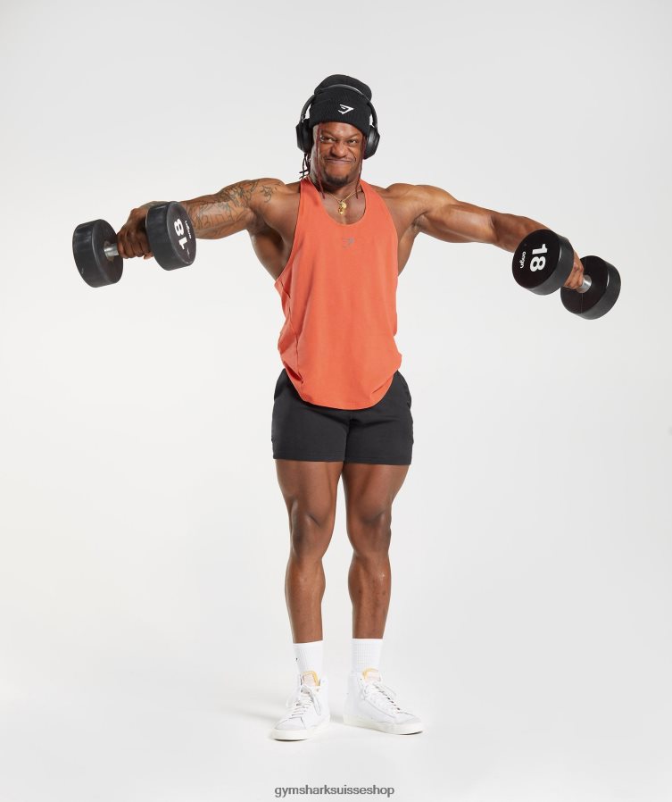 ch Gymshark Hommes limon audacieux orange aérospatiale 02FP6T1018 vêtements