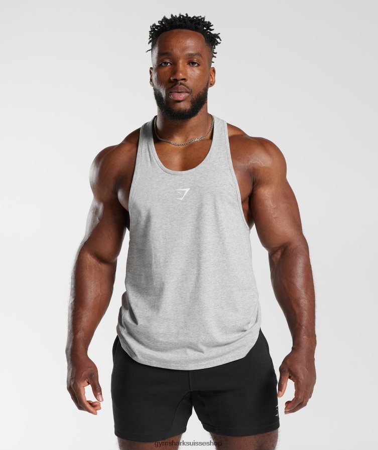 ch Gymshark Hommes limon critique 2.0 gris clair chiné 02FP6T1002 vêtements
