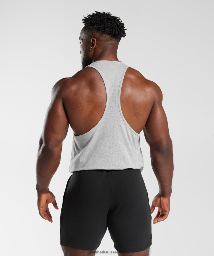 ch Gymshark Hommes limon critique 2.0 gris clair chiné 02FP6T1002 vêtements