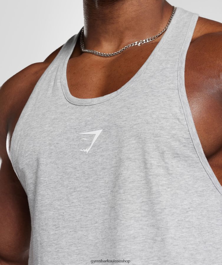 ch Gymshark Hommes limon critique 2.0 gris clair chiné 02FP6T1002 vêtements