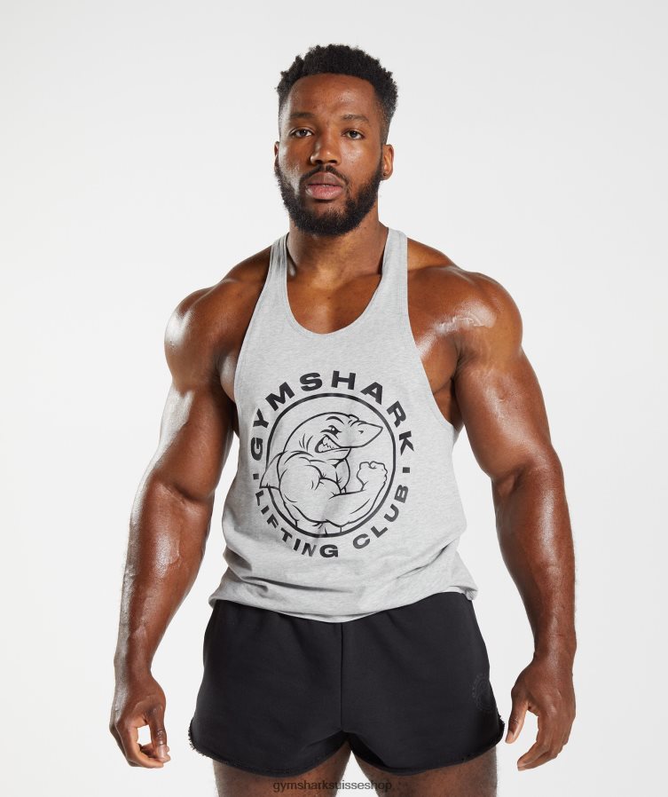 ch Gymshark Hommes limon hérité gris clair chiné 02FP6T1020 vêtements