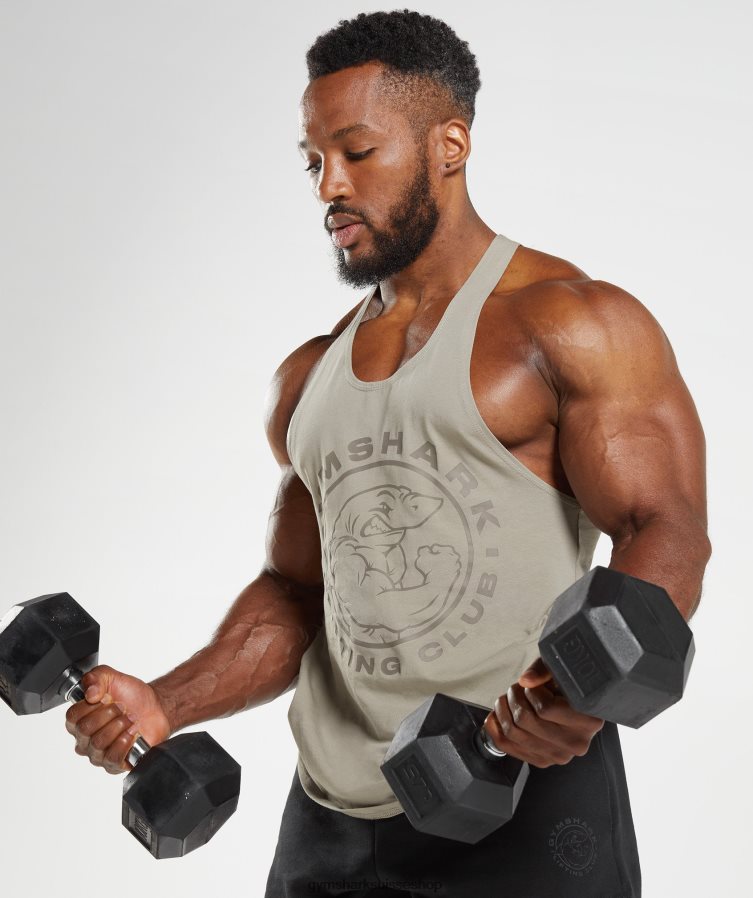 ch Gymshark Hommes limon hérité marron écru 02FP6T1022 vêtements