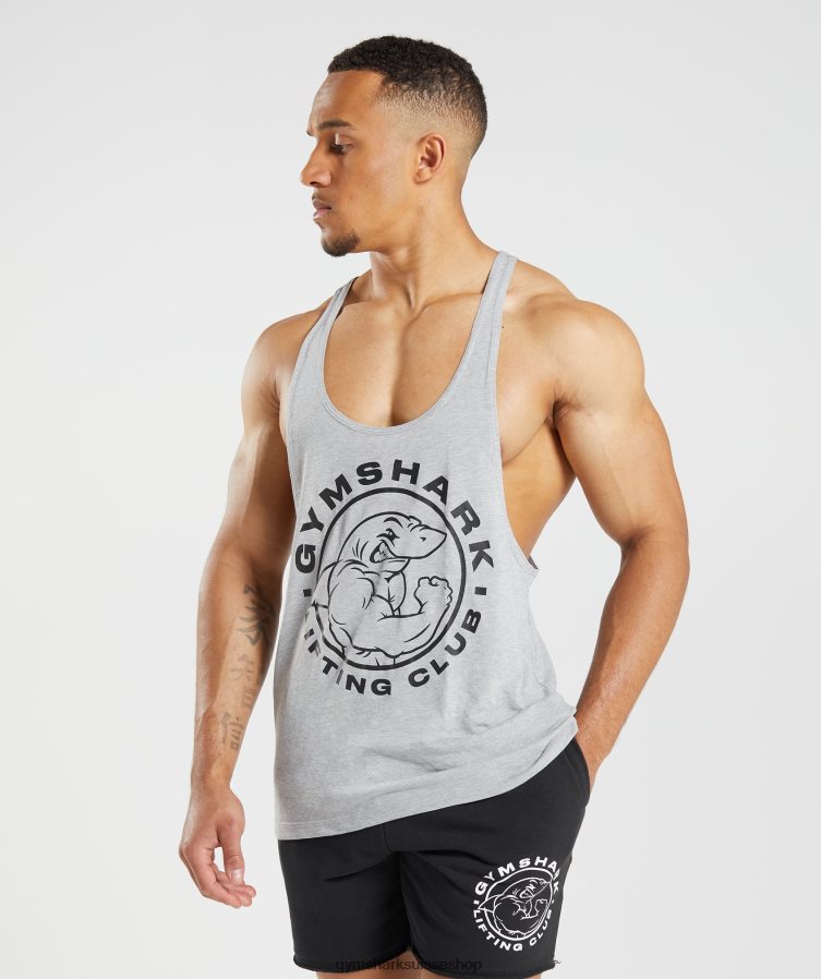 ch Gymshark Hommes limon hérité noyau gris clair chiné 02FP6T999 vêtements