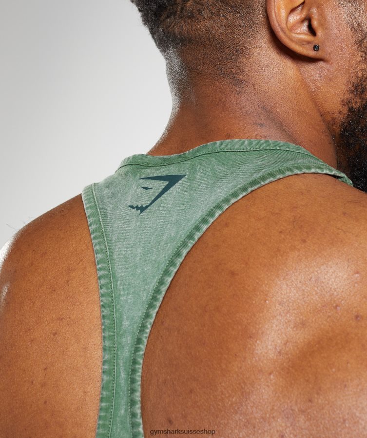 ch Gymshark Hommes limon lavé sous pression vert iguane 02FP6T1001 vêtements