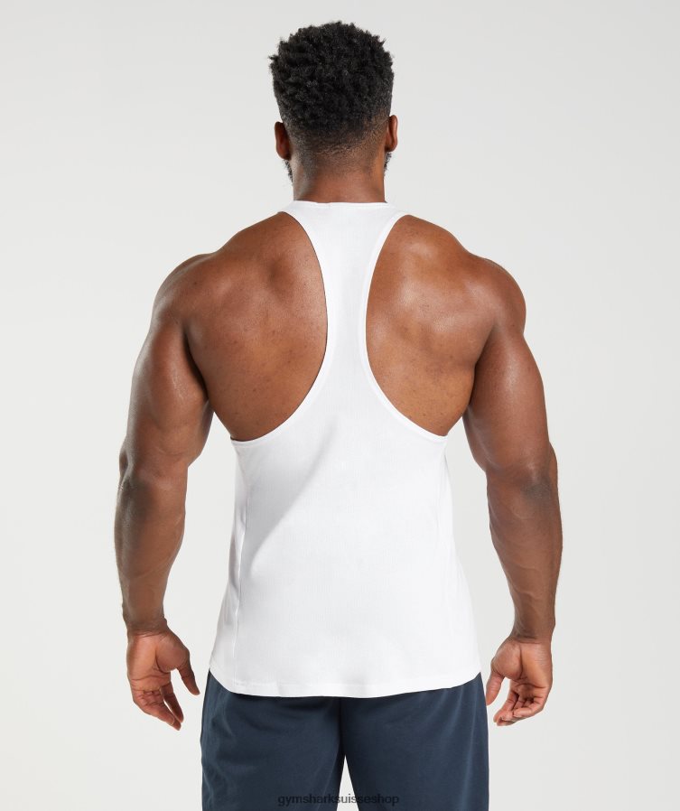 ch Gymshark Hommes réagir le limon blanc 02FP6T981 vêtements